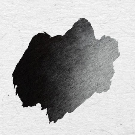 Swatch de tinta negra que muestra Bortoletti Color Cagliostro