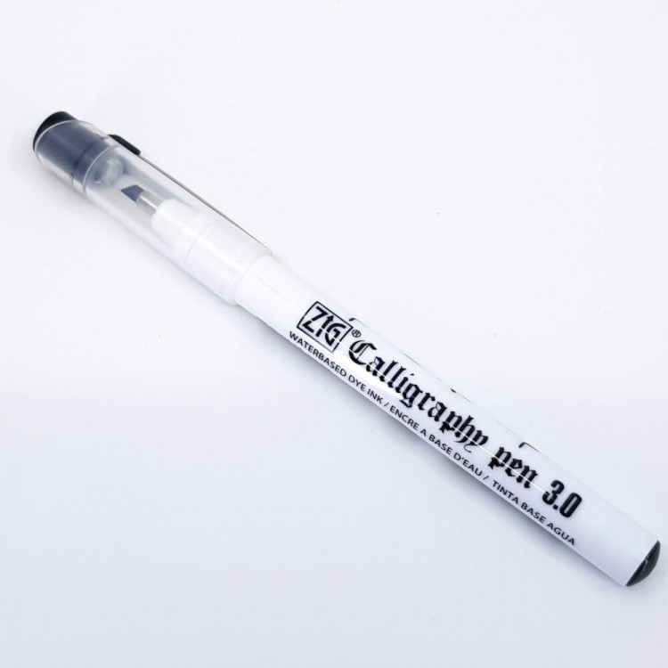 ZIG - stylo calligraphie pour gaucher - pointe 3mm