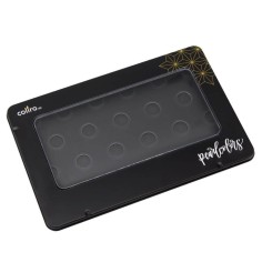 Black Metal Palette Box til 22 Coliro Perlekolor