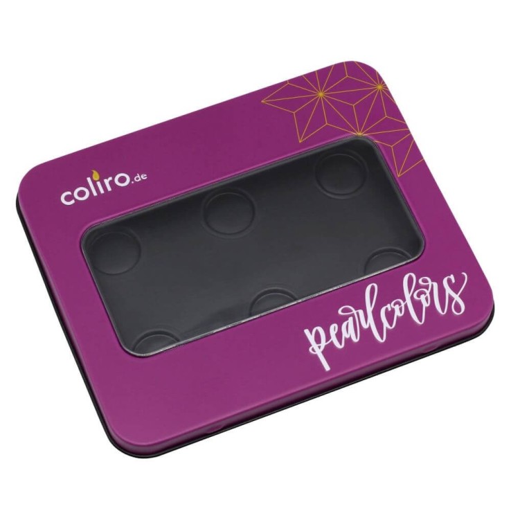 Purple Palette Box for 6 Coliro Pearlcolors