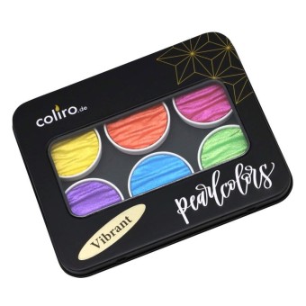 Coliro "Vibrant" Pearlcolor Set in scatola di metallo