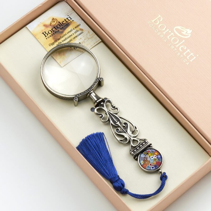 Bortoletti Canal magnifying glass with Venetian murrina