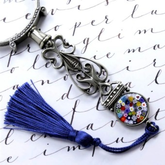 Bortoletti Kanal förstoringsglas med venetianska murrina 2