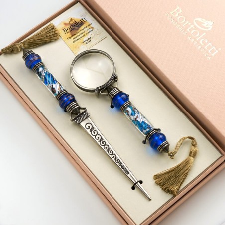 Bortoletti Bernini Letter Opener Desk Set – Murano Glass