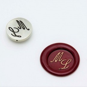 Wax seal stamp - double letters