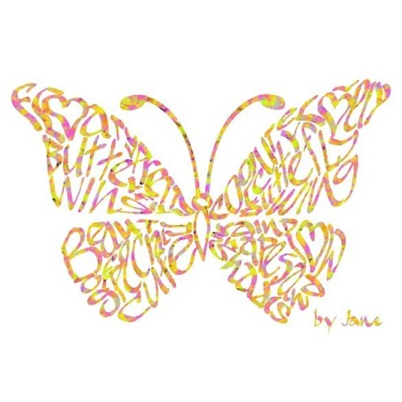 Confetti Butterfly Card