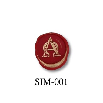 Bortoletti Alpha und Omega 22 mm Wachssiegelstempel