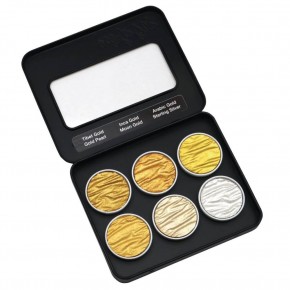 Coliro Pearlcolors - guld och silver (metall låda)
