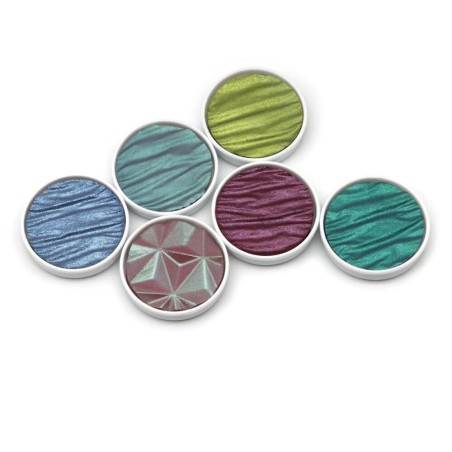 Coliro "Paradise" Pearlcolor Set viser alle seks Pearlcolors ud af boksen