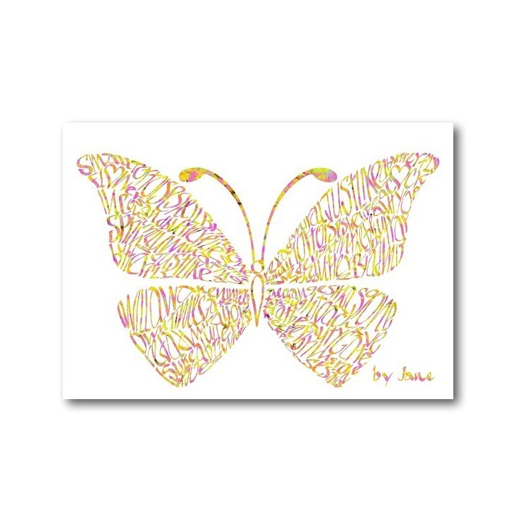 Konfetti Perhonen Kortti Konfetti Perhonen Kortti