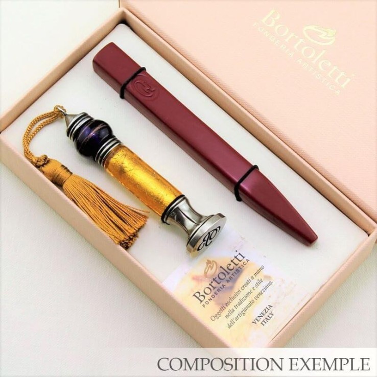 Timbre verre et jeu de joints de cire - Casanova Timbre verre et jeu de joints de cire - Casanova