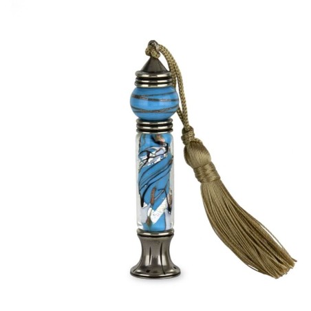 Turquoise Martini Murano Glass Wax Sceau de Bortoletti