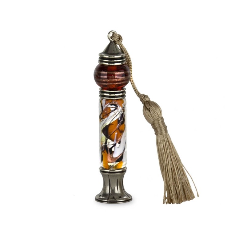 Amber Martini Murano glass wax seal by Bortoletti