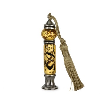 Ivoor teodato murano glazen wax afdichting stempel door Bortoletti