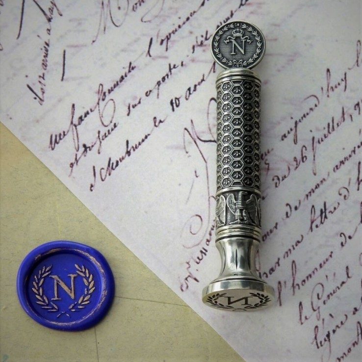 Cachet à sceau de cire - Napoléon Cachet à sceau de cire - Napoléon