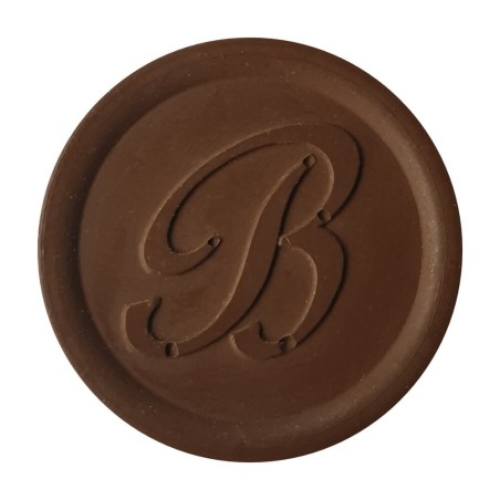Natural brown wax seal created with Bortoletti sealing wax