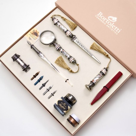 Komplet glas kalligrafi sæt - Cornaro