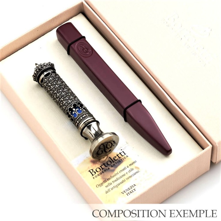 Bortoletti Corona wax seal handle selected by Calligraphy Arts Reino Unido
