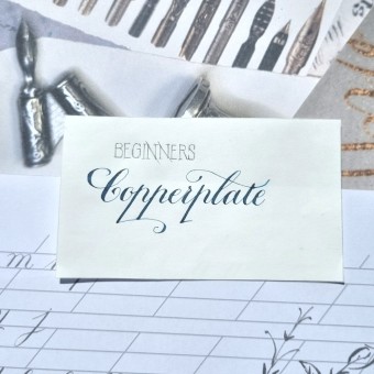 Cours de calligraphie sur cuivre en ligne - 28th January 2024