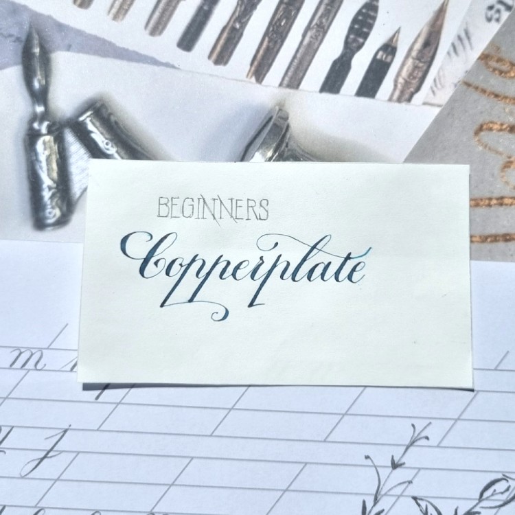 Beginners Copperplate Calligraphy Class - 1st June 2024 pm