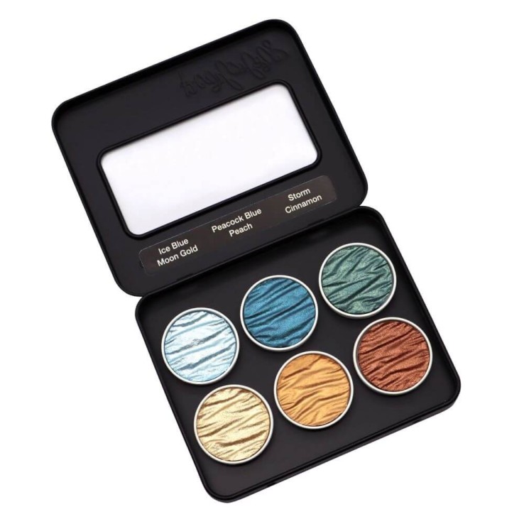 Coliro "Aquarius" asetettu "Ice Blue" ja "Peacock Blue"