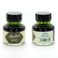 Hamburg Ottavio - olive green Italian calligraphy ink