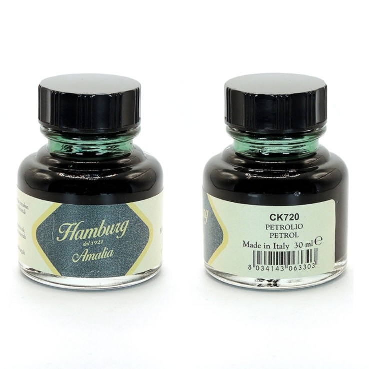 Hamburg Amalia - Petroleum - Italian calligraphy ink