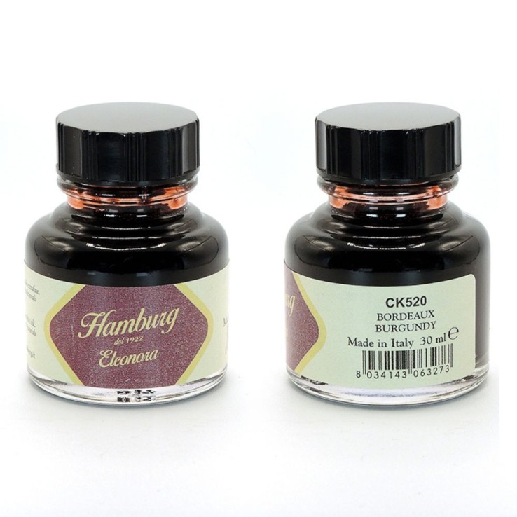 Hamburg Eleonora - bordeaux Italian calligraphy ink