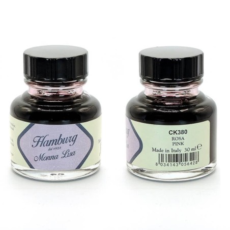Hamburg Bottiglia di inchiostro di calligrafia rosa mona Lisa inchiostro 30ml