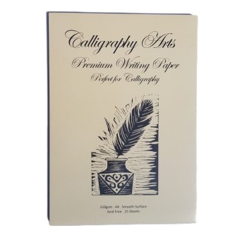 Acquista carta calligrafica A4  25 25 fogli senza acido 2