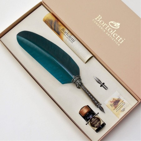 Buy luxury crown feather quill calligraphy gift set