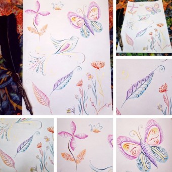 Sjov Kaldigrafi Blomstrer - 27. april 2025 (AM) 2