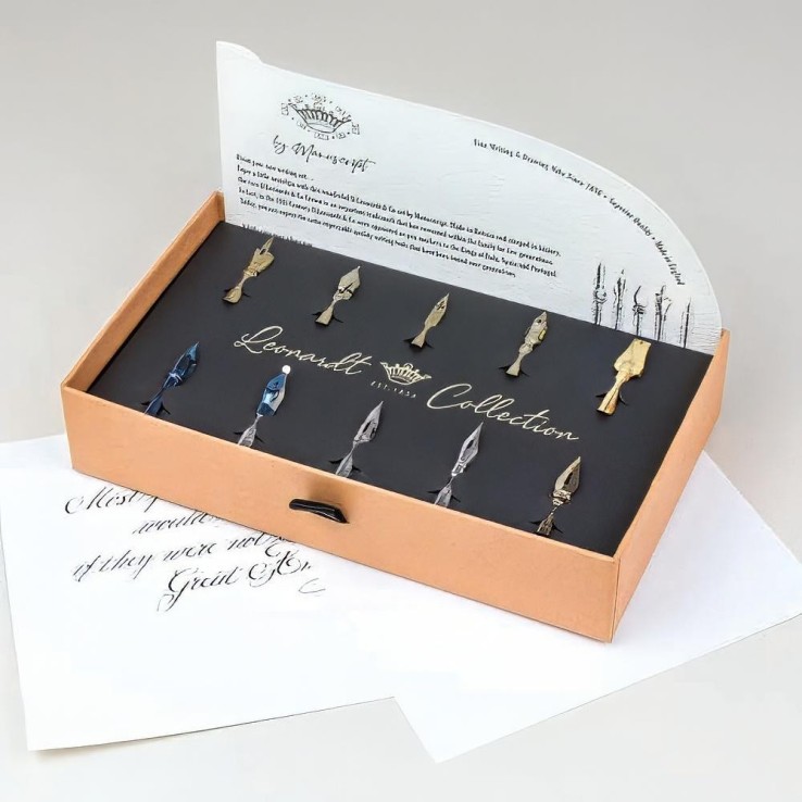 Manuscript Set di raccolta Victoriana Nib Set N46031 Presentation Box