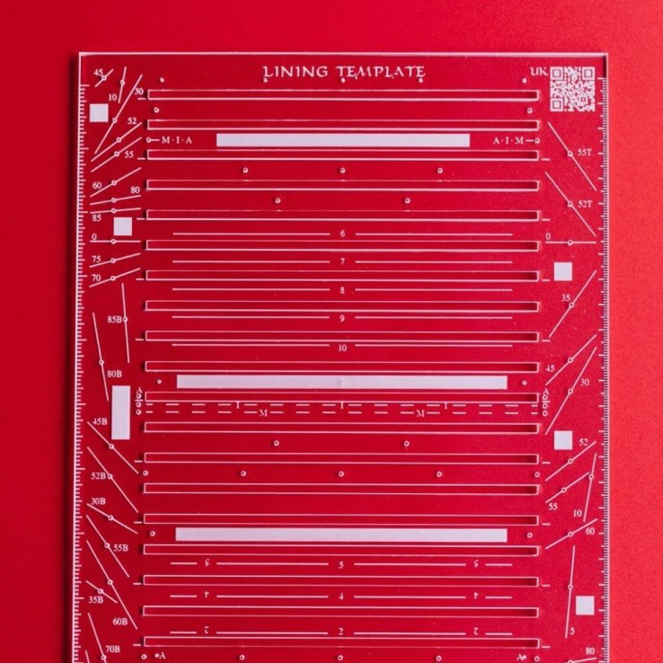 PAScribe A4-Futterschablone