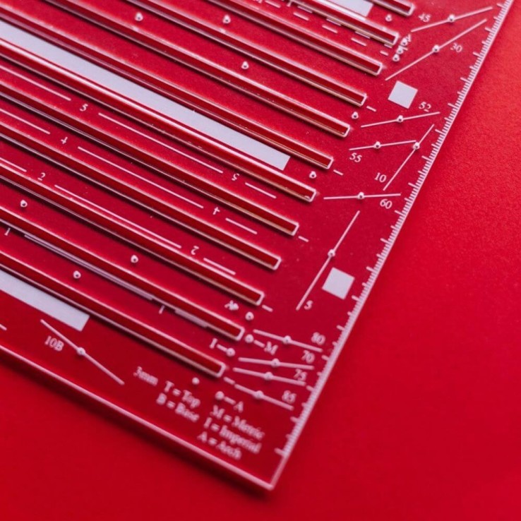 PAScribe A4-Futterschablone