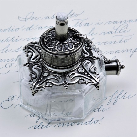 Bortoletti ornate sealing wax heater octagonal alcohol burner