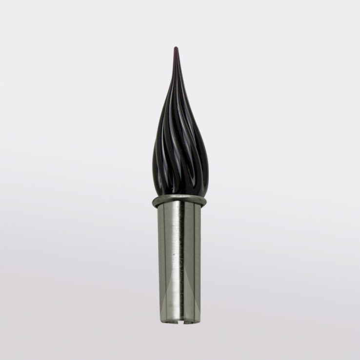 Sort Bortoletti udskiftning murano glas nib