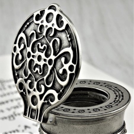 Calligraphie en bois décorative Ensemble de détails en bronze