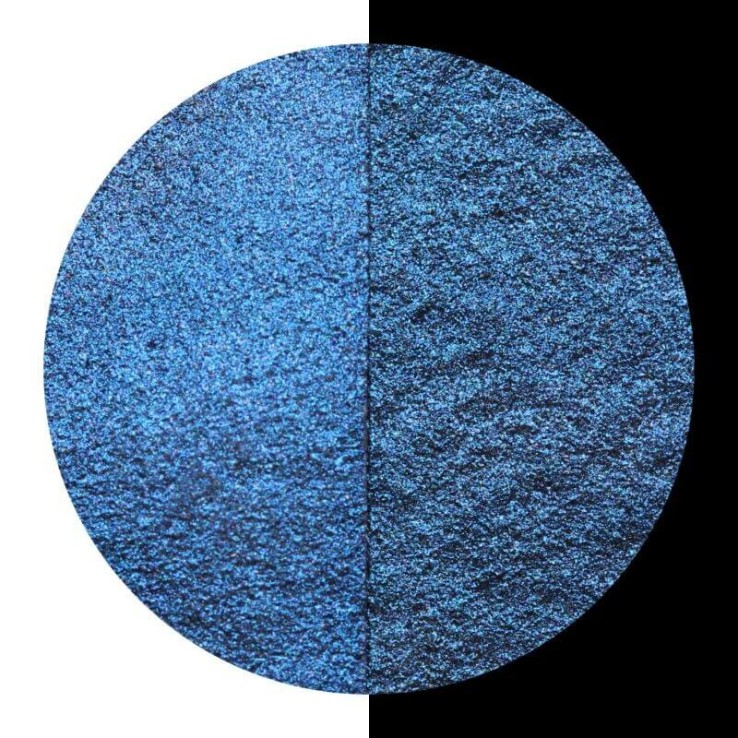 Coliro "Midnight Blue" shimmering paint refill close-up