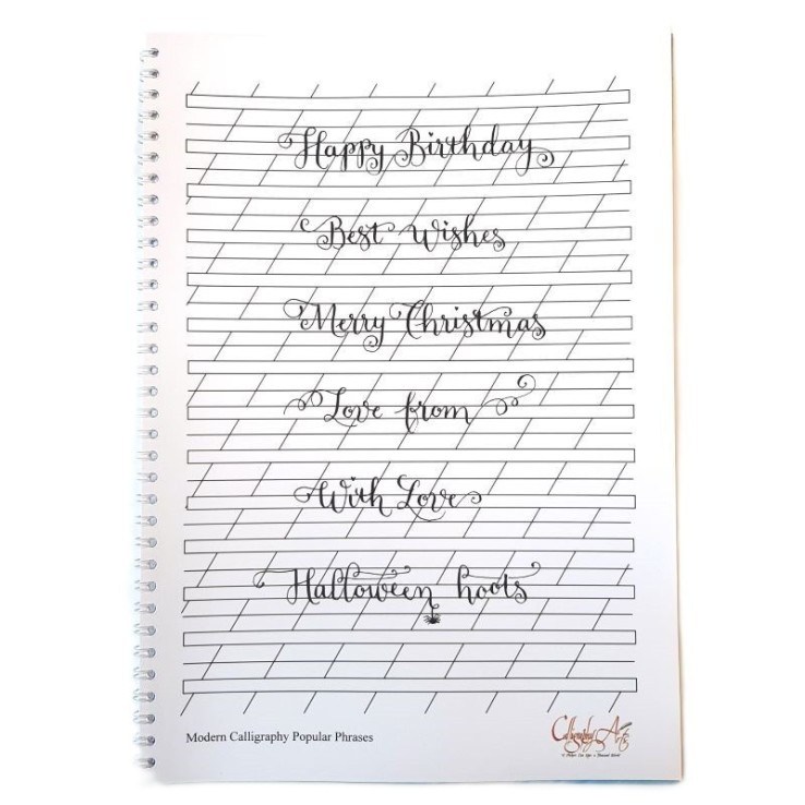 Calligraphy Arts Livre de calligraphie moderne Phrases populaires