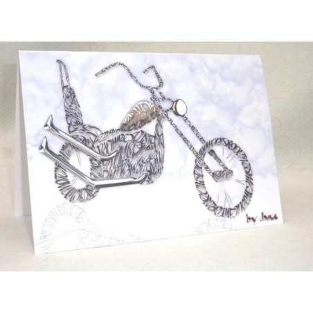 "Old skool" motorcykel kort