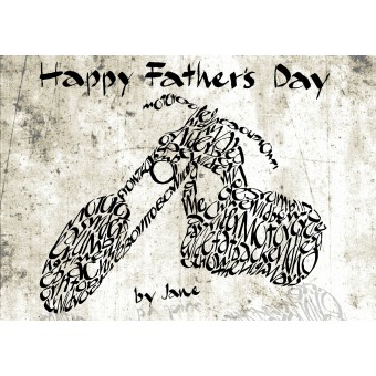 Father's Day chopper card by Calligraphy Arts