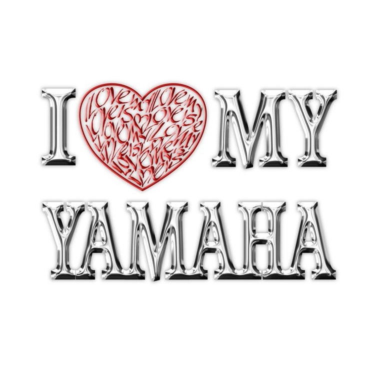 Amo (il cuore) la mia Yamaha