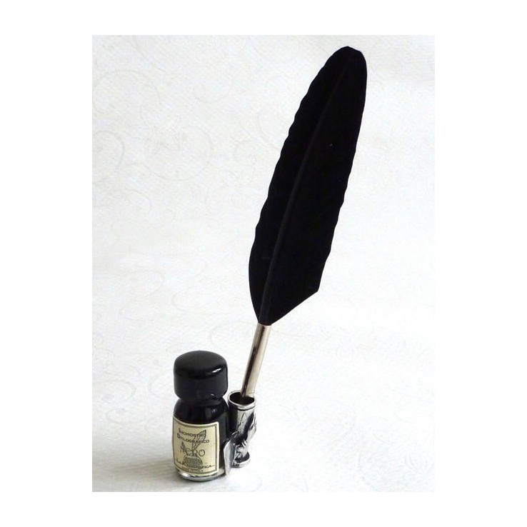 Bolígrafo de caligrafía de pluma negra - pequeño Bolígrafo de caligrafía de pluma negra - pequeño