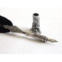 Black Feather Pen, Boot Holder & Ink