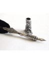 Black Feather Pen, Boot Holder & Ink