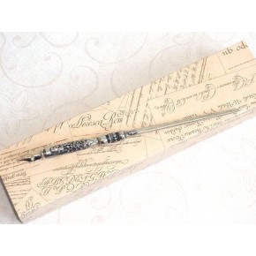 Bolígrafo de caligrafía de peltre - Heráldico